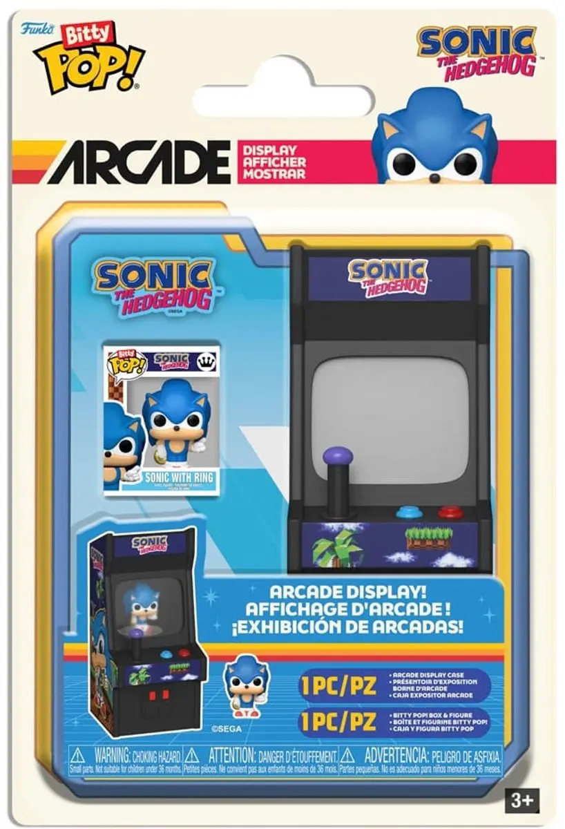 Funko Sonic The Hedgehog Sonic With Ring Bitty Pop!