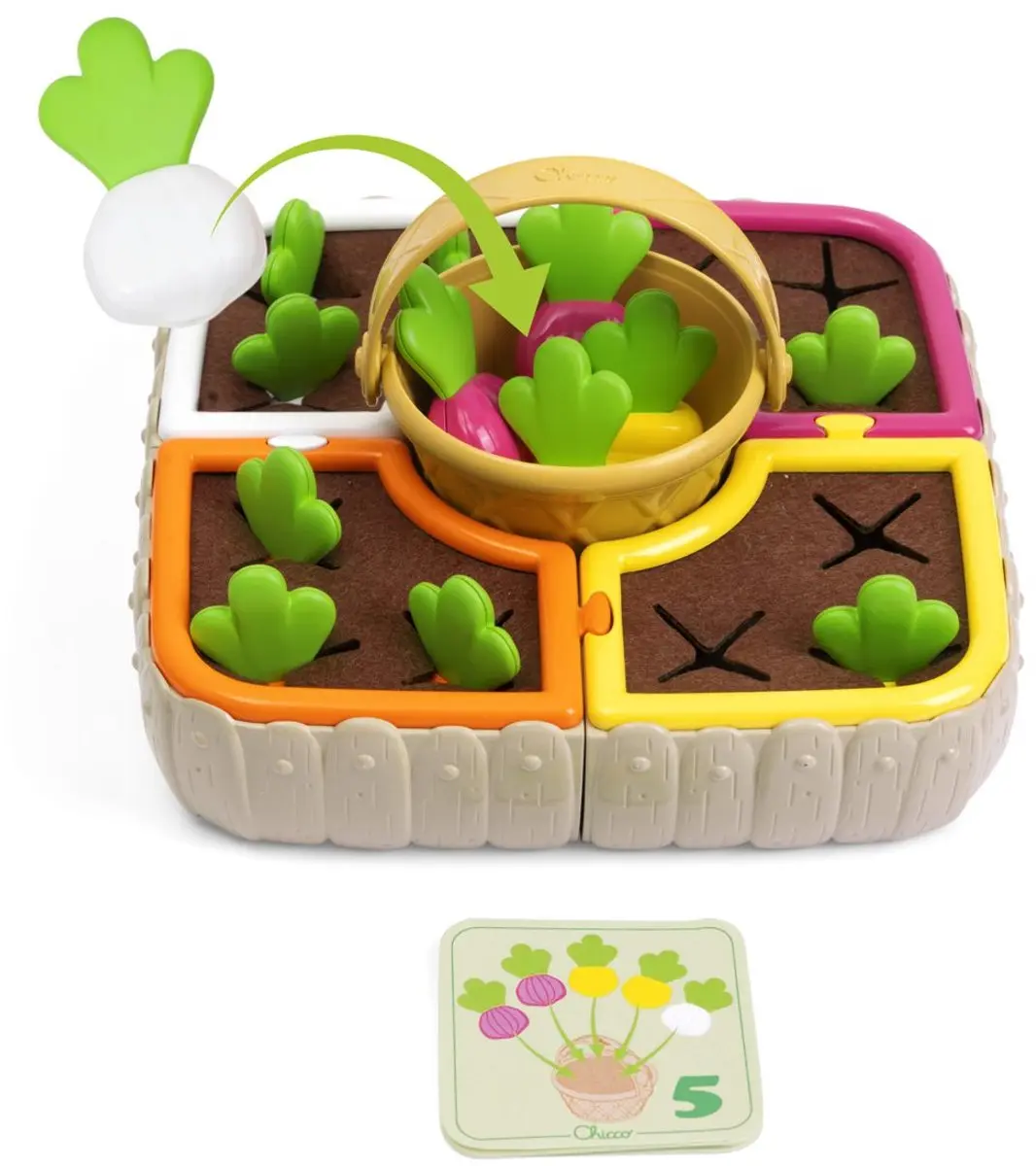 Chicco 2-in-1 Moestuin Montessori-spel - Multicolor
