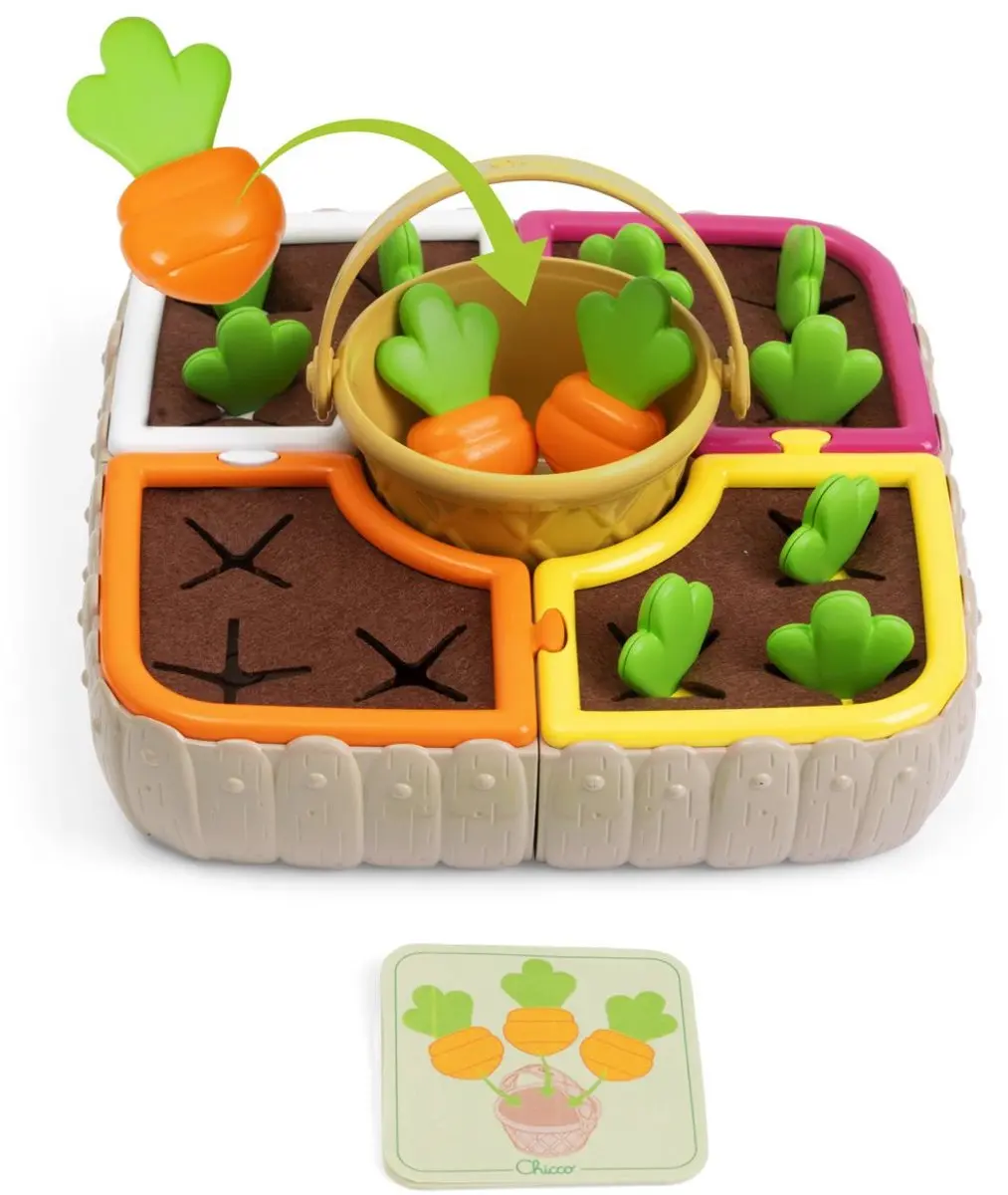 Chicco 2-in-1 Moestuin Montessori-spel - Multicolor