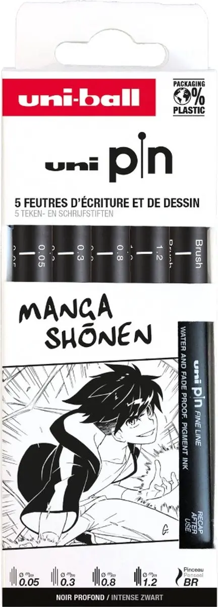 uni-ball Uni Pin Manga Fineliners