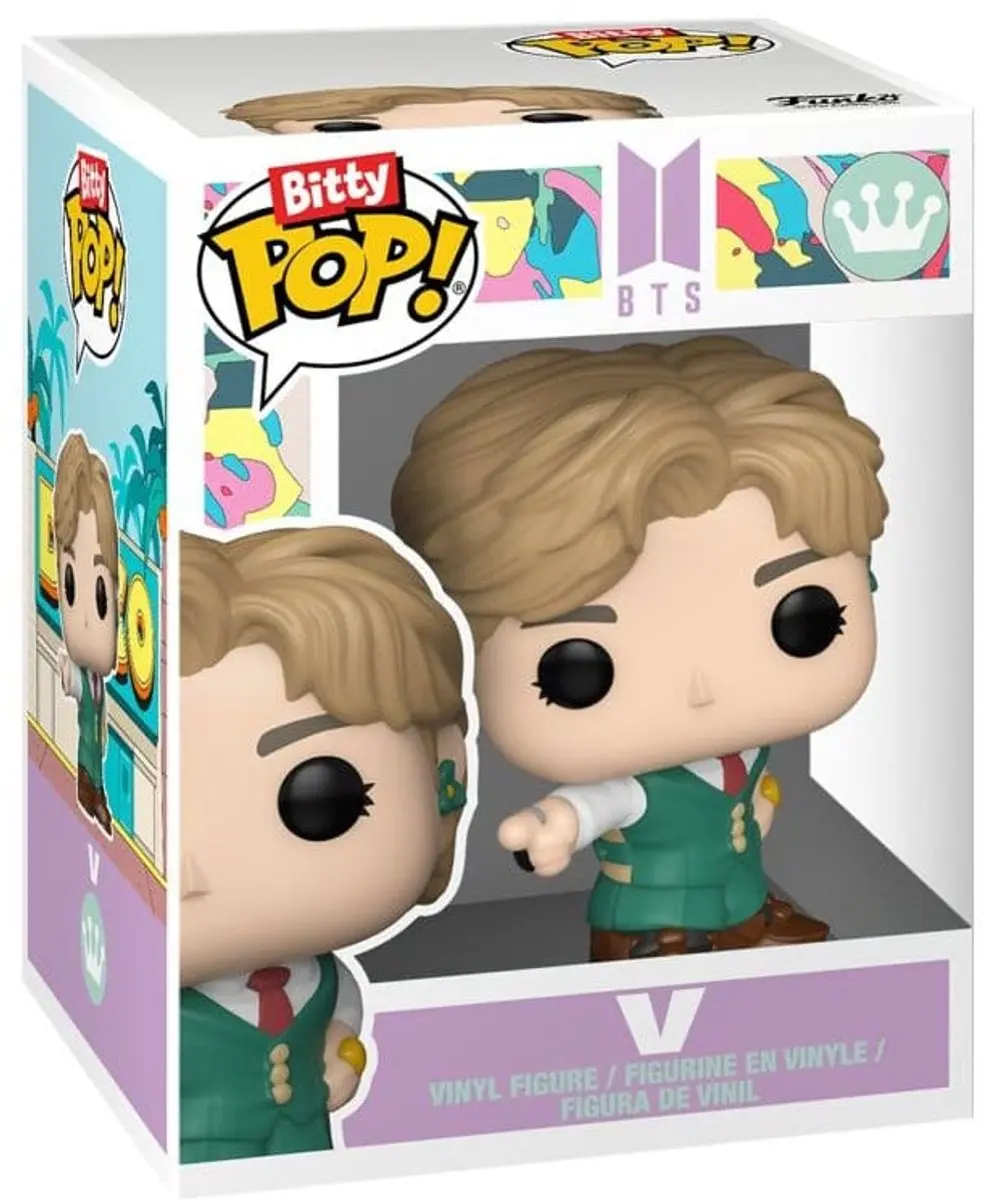 Funko BTS Bitty POP! Stages Vinyl Figure V Dynamite - FK86741 - 2,5 cm - Multicolor