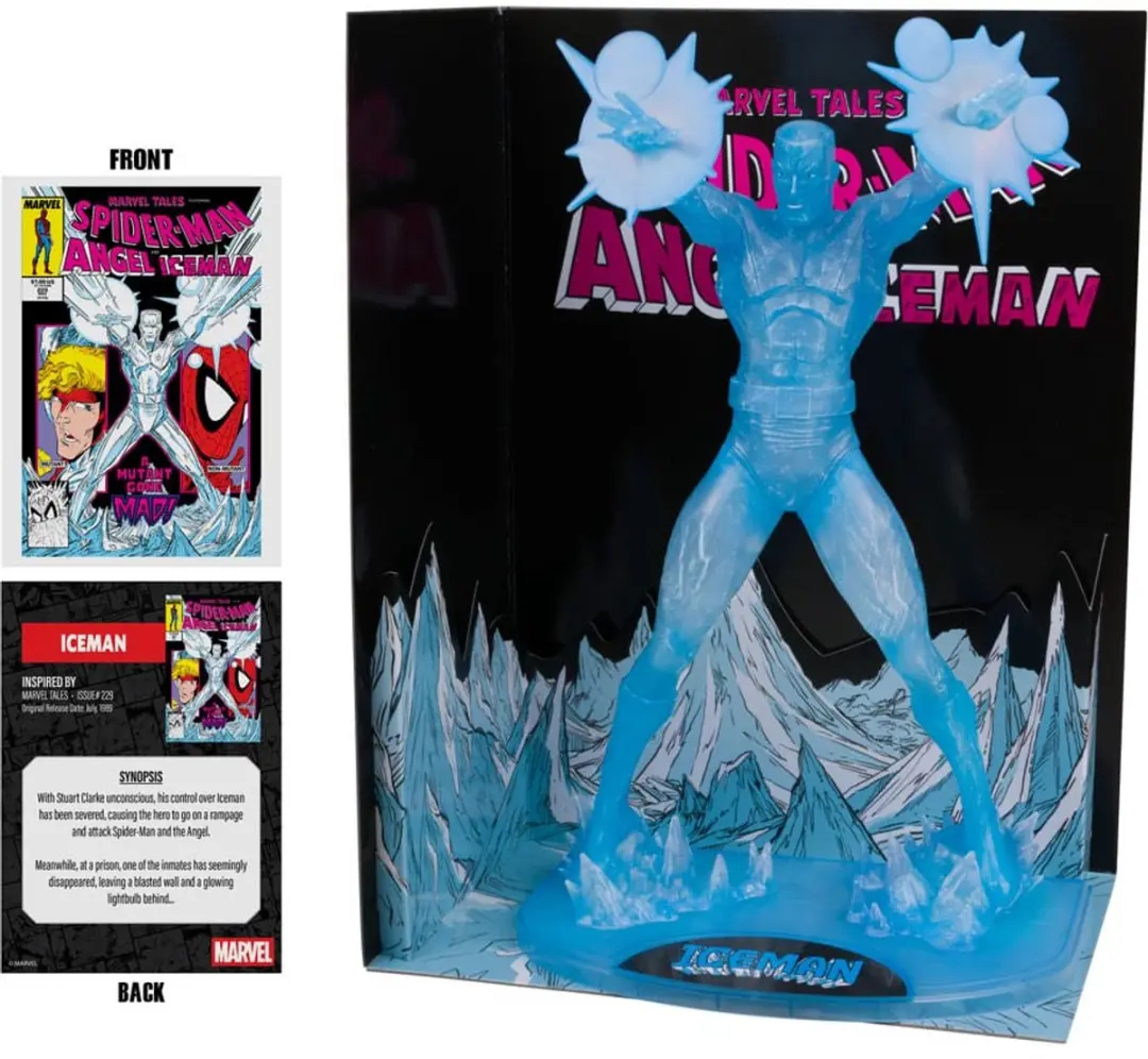 McFarlane Toys Marvel Iceman 1/6 Beeld - MCF14838 - 29cm - Multi