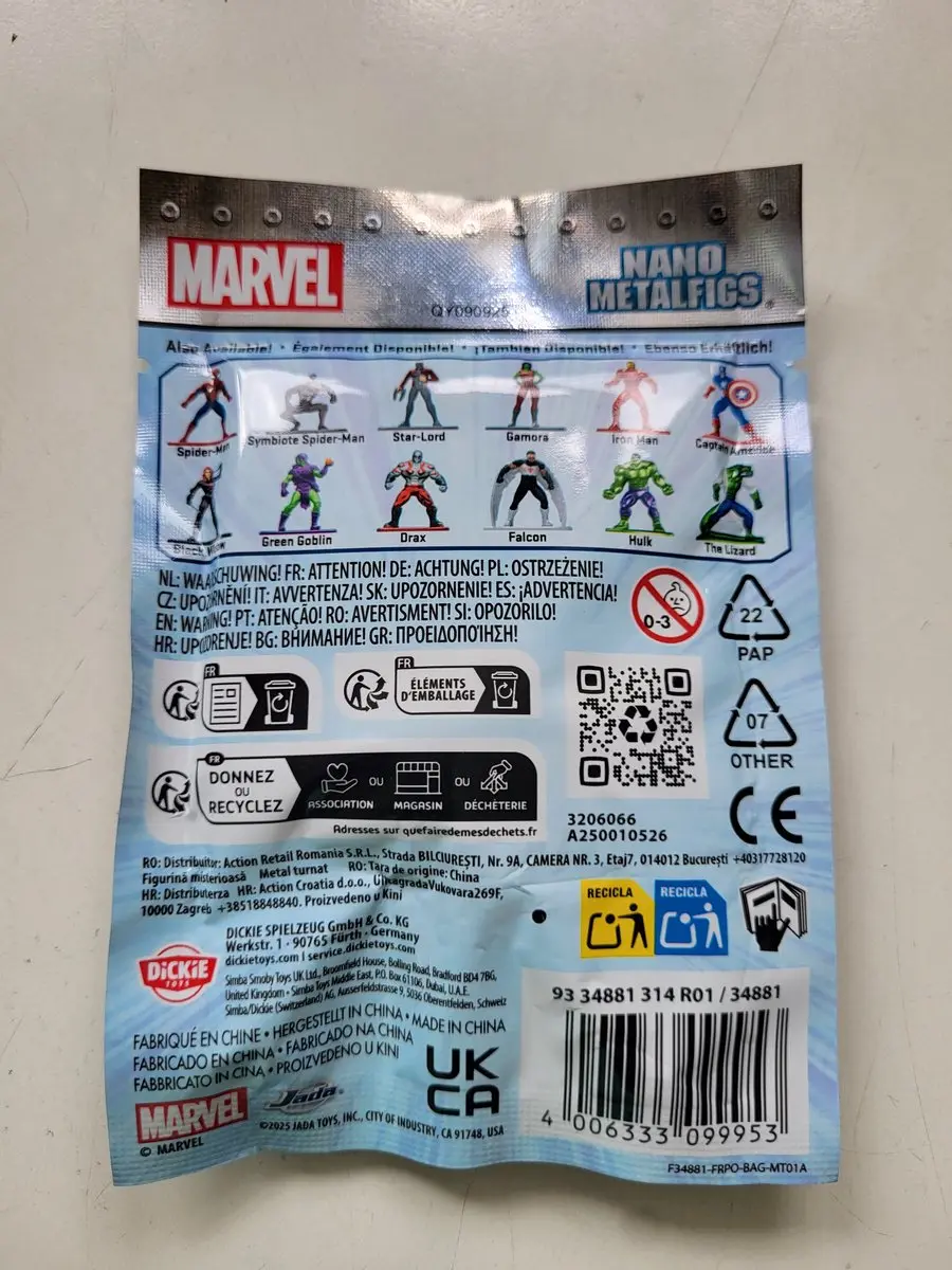 Marvel Nano Metalfigs Mystery Figure - Metaal