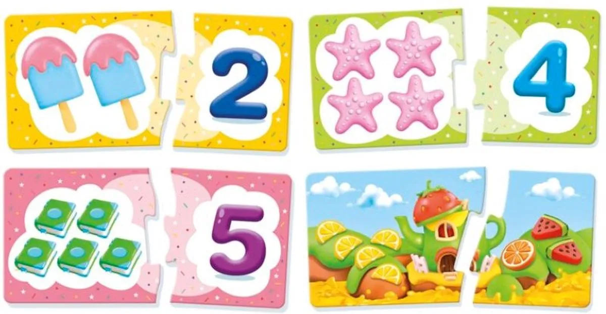Clementoni Education Eerste Cijfers - 22 Stuks - Multicolor - afbeelding 3 van 3