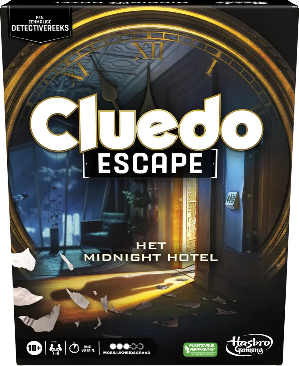 Hasbro Gaming Escape Het Midnight Hotel Bordspel