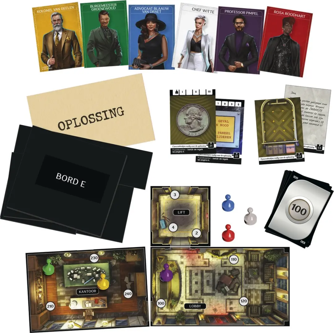 Hasbro Gaming Escape Het Midnight Hotel Bordspel - 1-6 Spelers