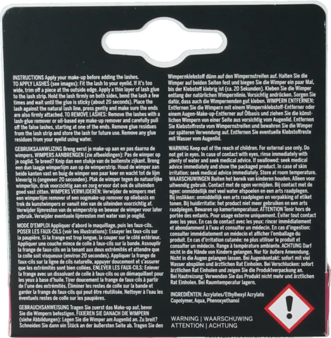2B Wimperlijm voor Nepwimpers 1g - Zwart