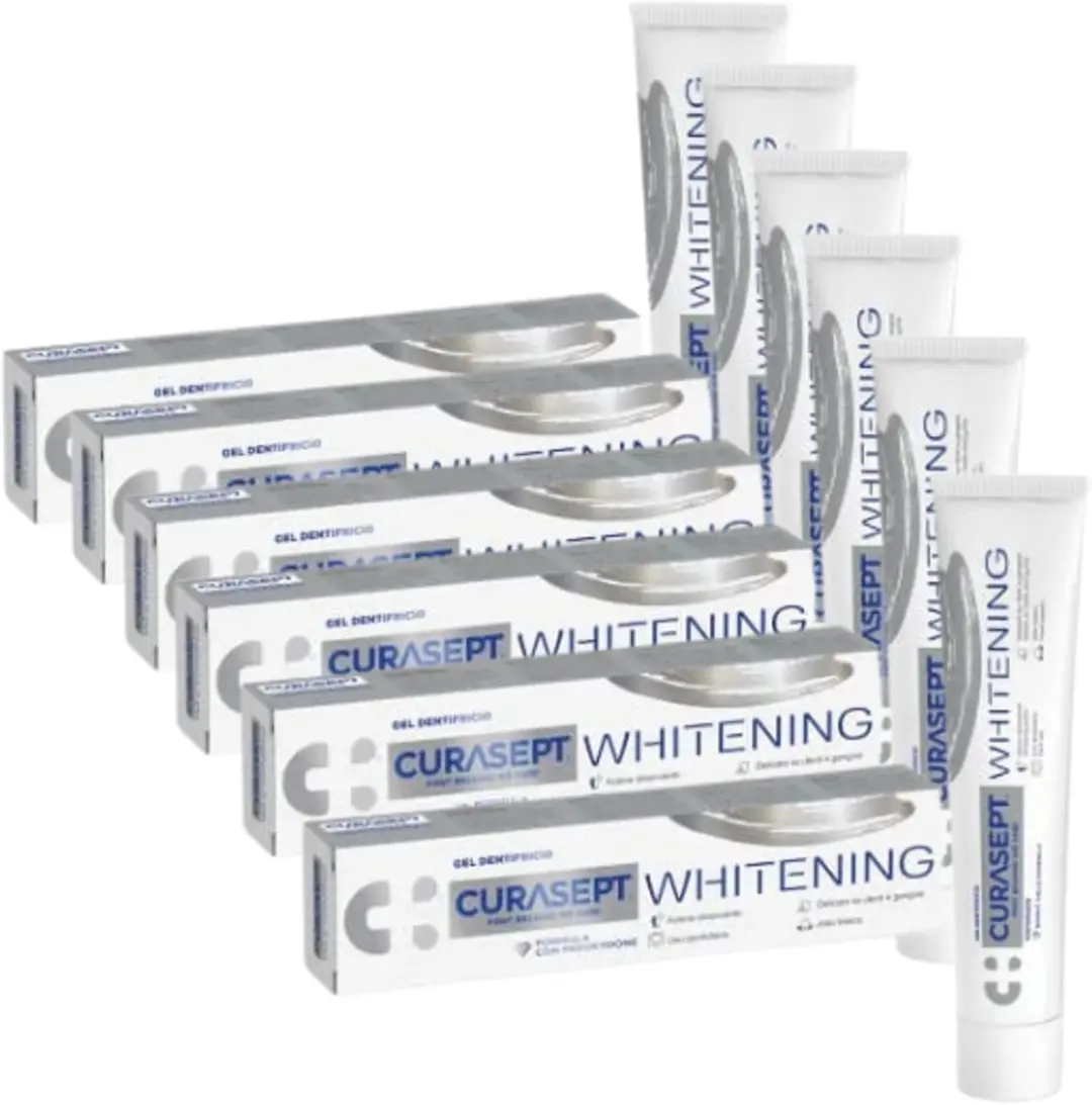 Curasept Whitening Tandpasta 6x75ml