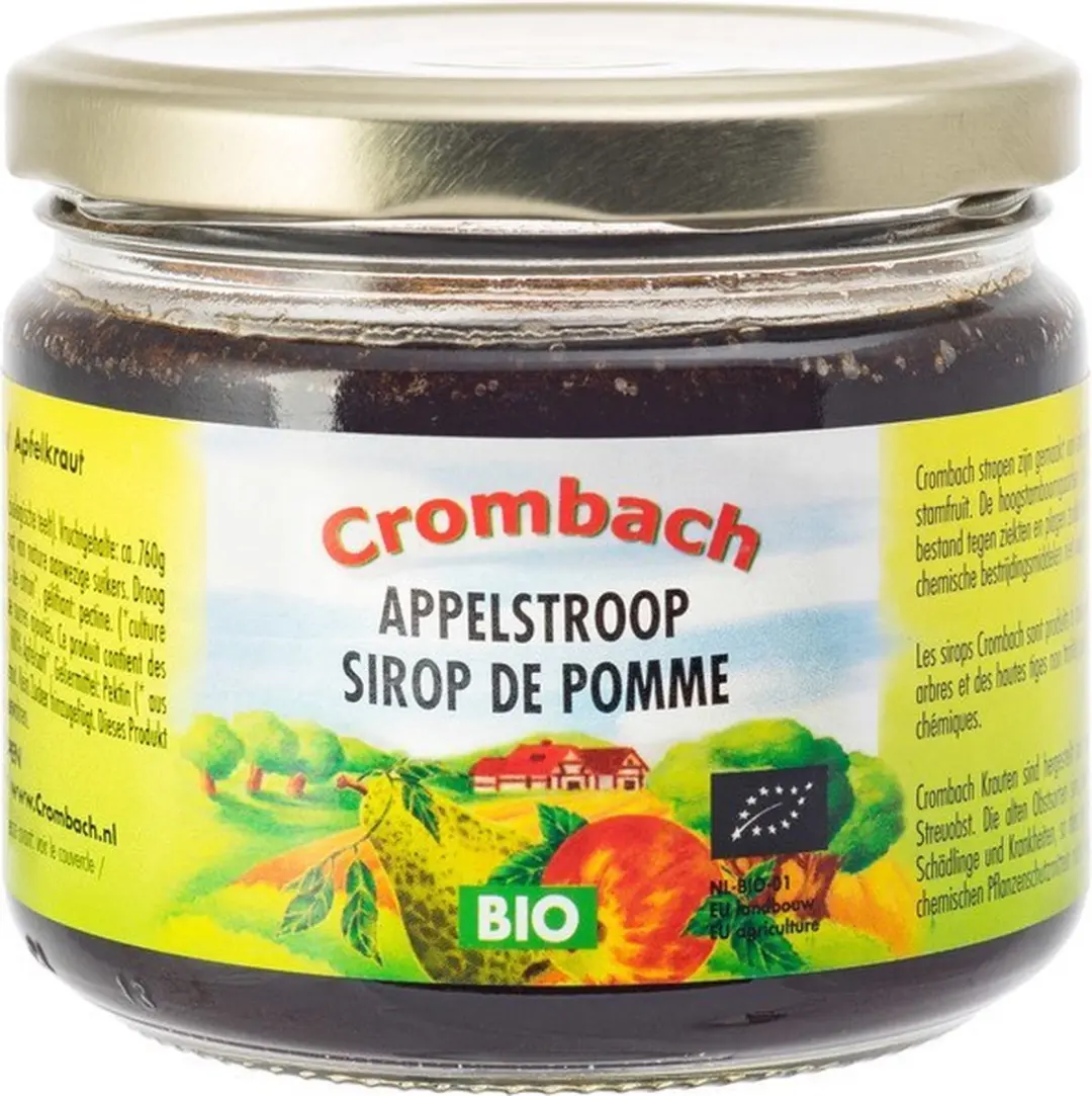 Crombach Appelstroop Biologisch 6x330g