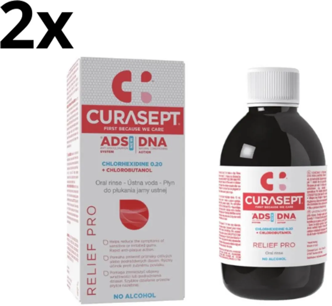 Curasept ADS DNA Relief Pro Mondspoelmiddel 0,20% CHX