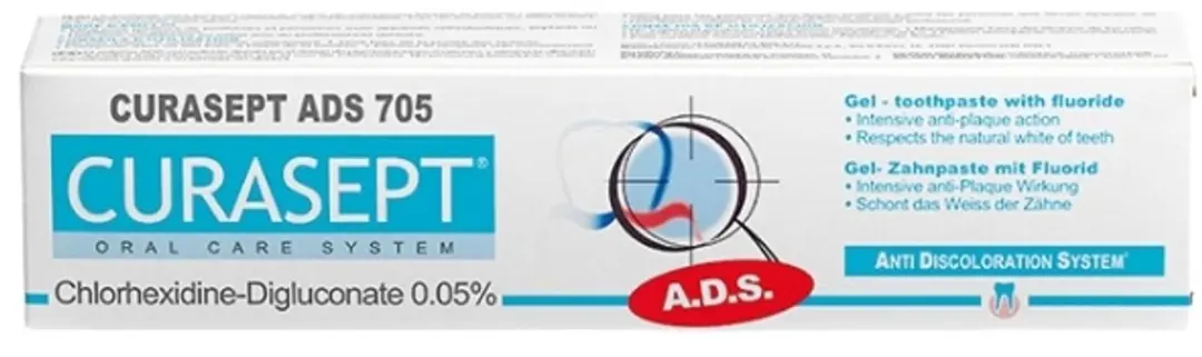 Curasept ADS 705 CHX Tandpasta 0,05% - 150ml (2x75ml)