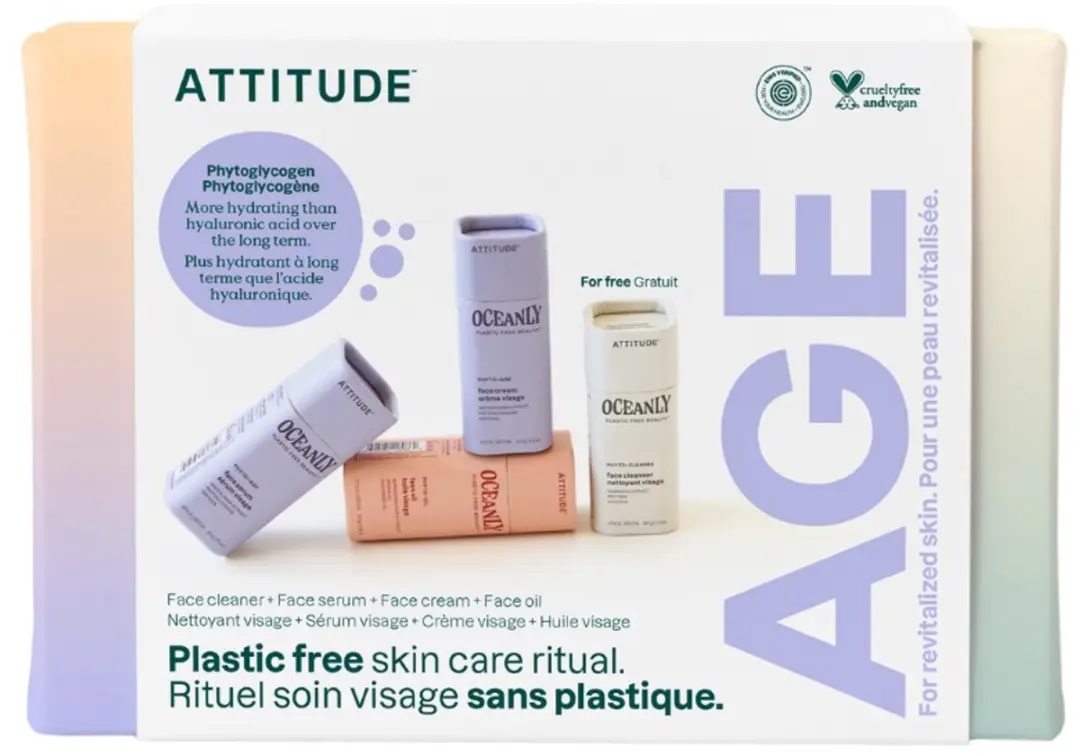 Attitude Oceanly Phyto Age Anti-Aging Routine - 4x8.5ml