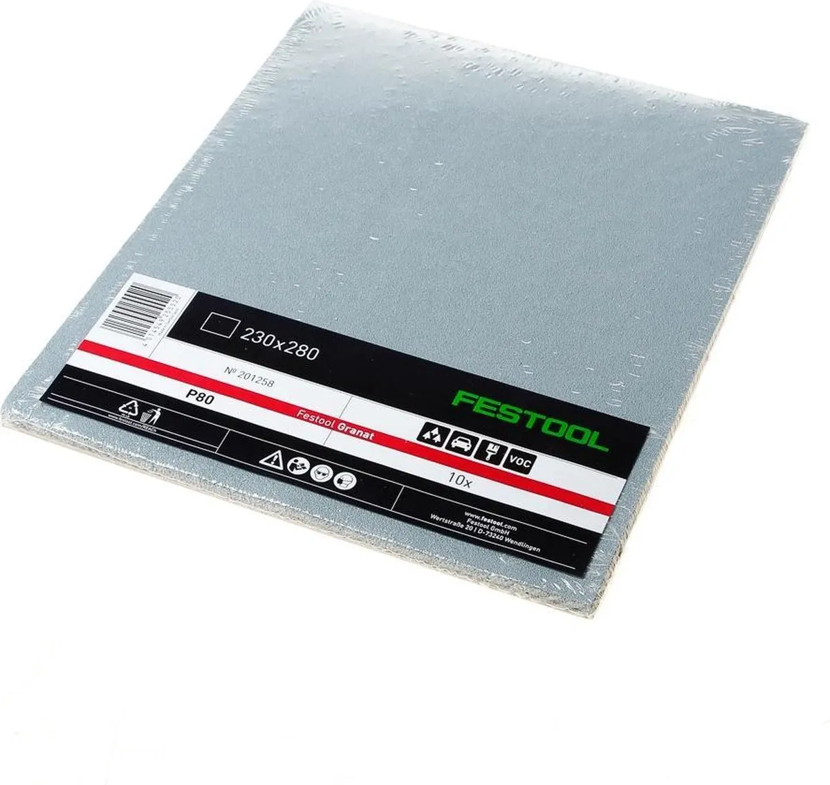 Festool Schuurpapier Granaat P80 230x280mm