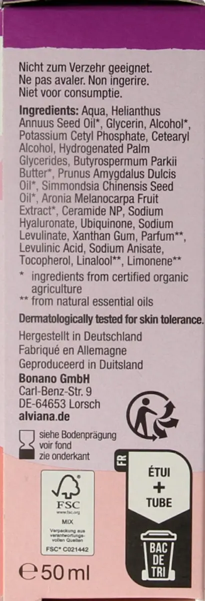 Alviana Dagcreme Anti-Aging Q10 50ml