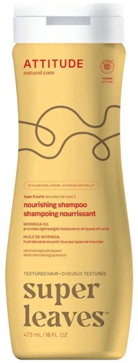Attitude Super Leaves Shampoo Curl Nourishing Type 3 473ml
