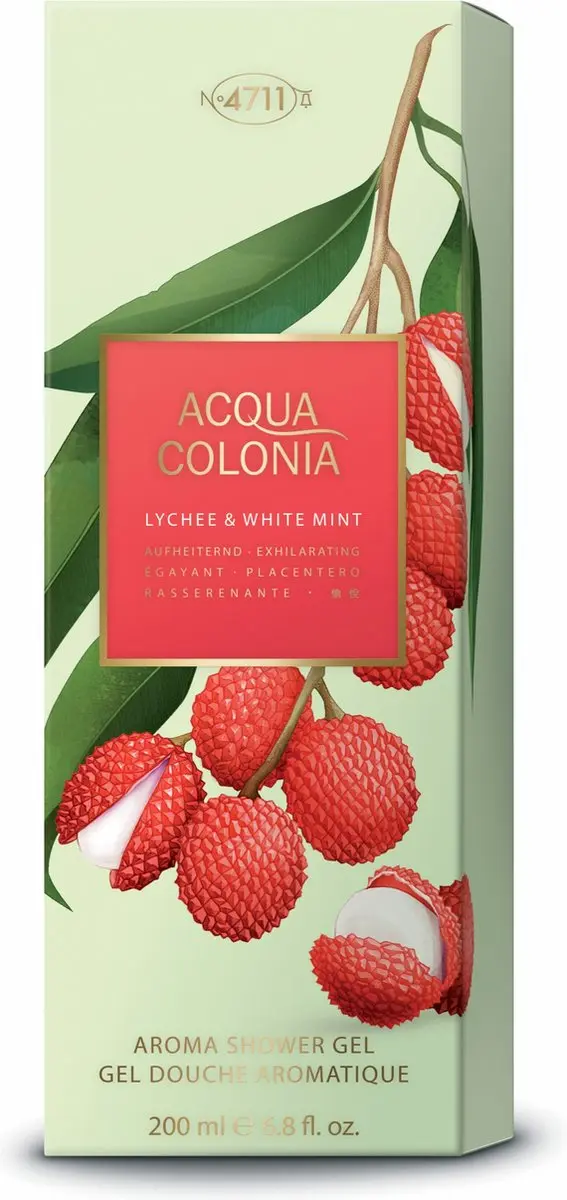 4711 Douchegel Exhilarating Lychee & Mint 200ml