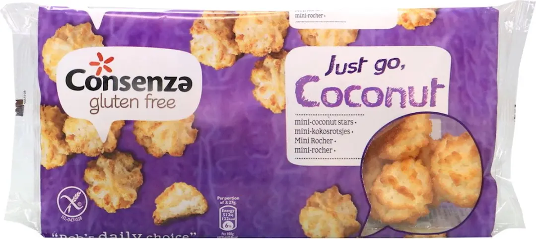 Consenza Mini-Kokosrotsjes 250g