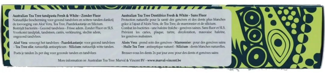 Australian Tea Tree Optima Fresh & White Tandpasta 100ml