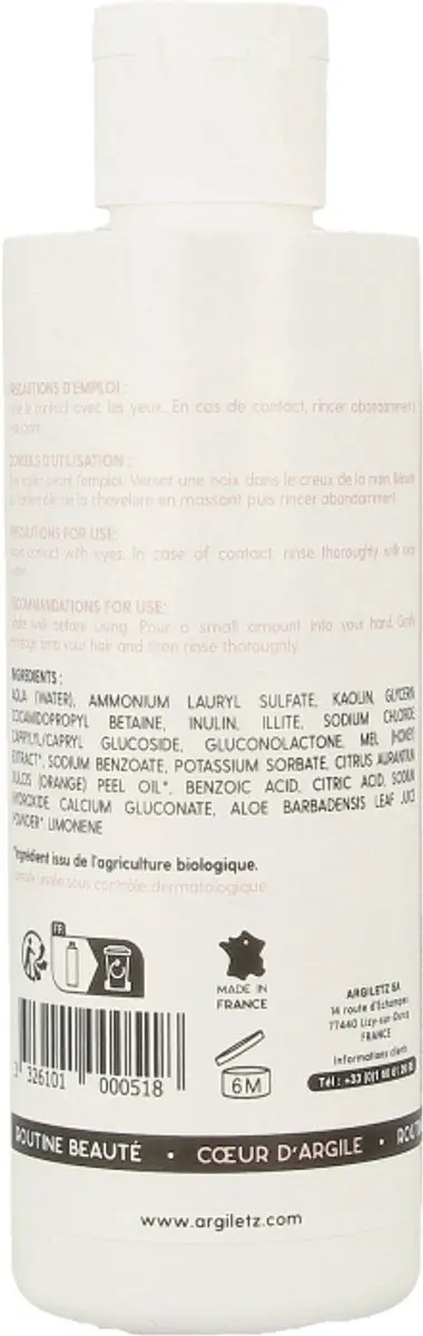 Argiletz Kleishampoo Droog Haar 200ml