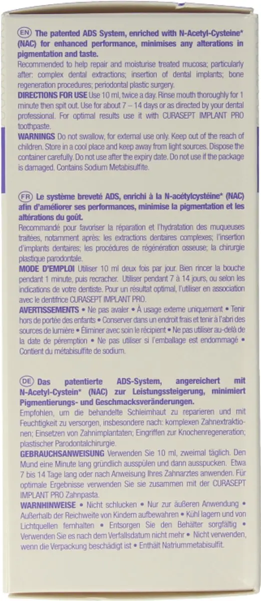 Curasept ADS DNA Implant Pro Mondspoelmiddel 200ml