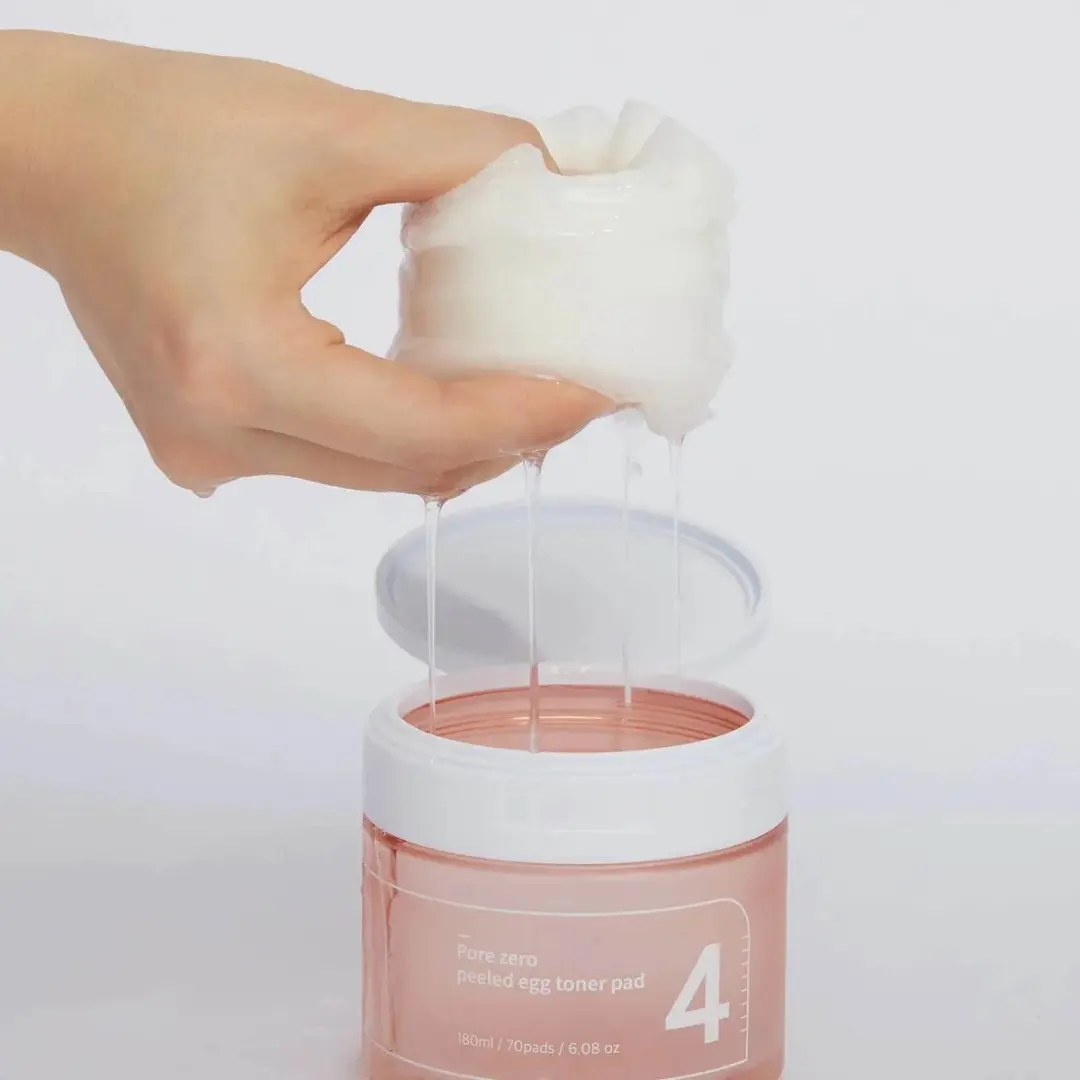 Numbuzin No.4 Pore Zero Peeled Ei Toner Pads 190ml - 70 Stuks