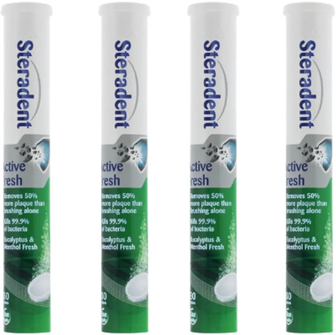 Steradent Active Fresh Reinigingstabletten