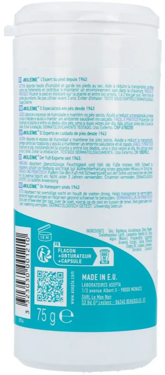 Akileine Absorberend Poeder 75g