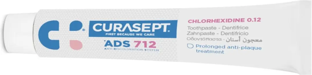Curasept Gel-Tandpasta 0,12% CHX 6x75ml