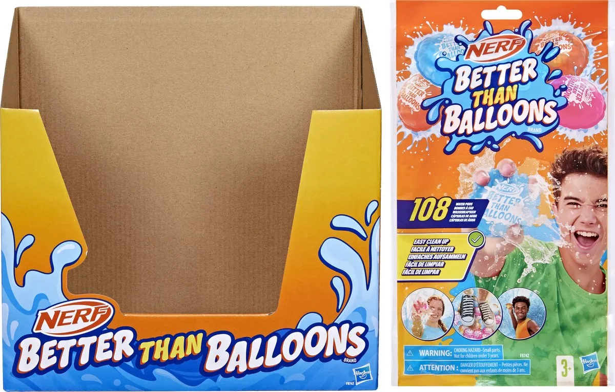 Nerf Super Soaker Better Than Balloons - Multicolor