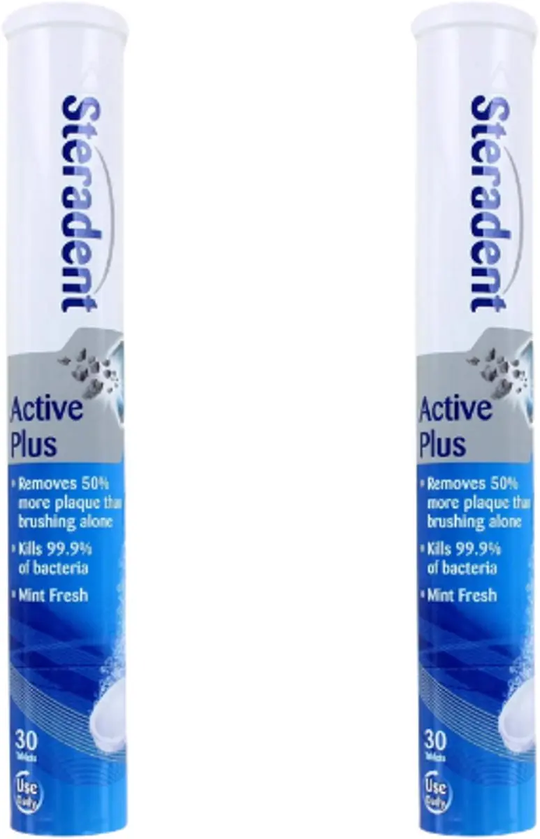 Steradent Active Plus Reinigingstabletten