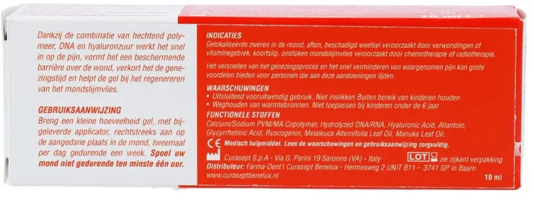 Curasept AfteRapid DNA Beschermende Gel 10ml