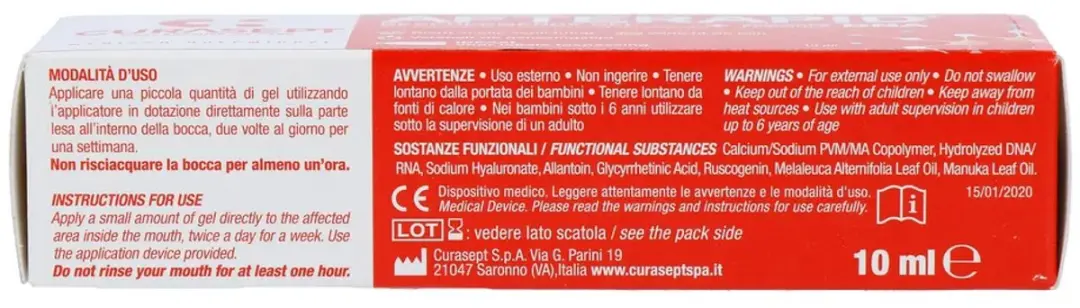 Curasept AfteRapid DNA Beschermende Gel 10ml