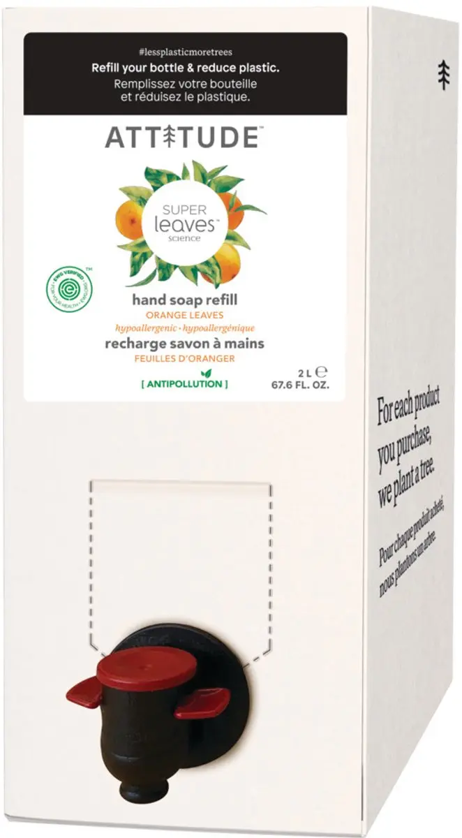 Attitude Super Leaves Handzeep Orange Leaves Eco Refill 2L