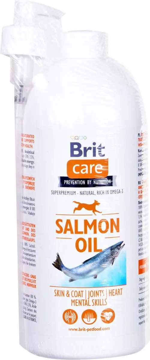 Brit Care Zalmolie 1000ml - afbeelding 2 van 2