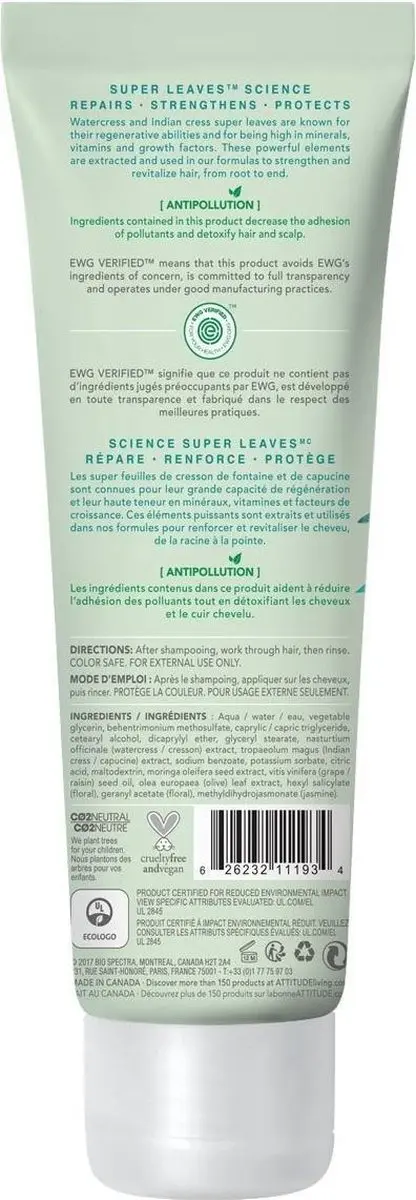 Attitude Super Leaves Conditioner 240ml