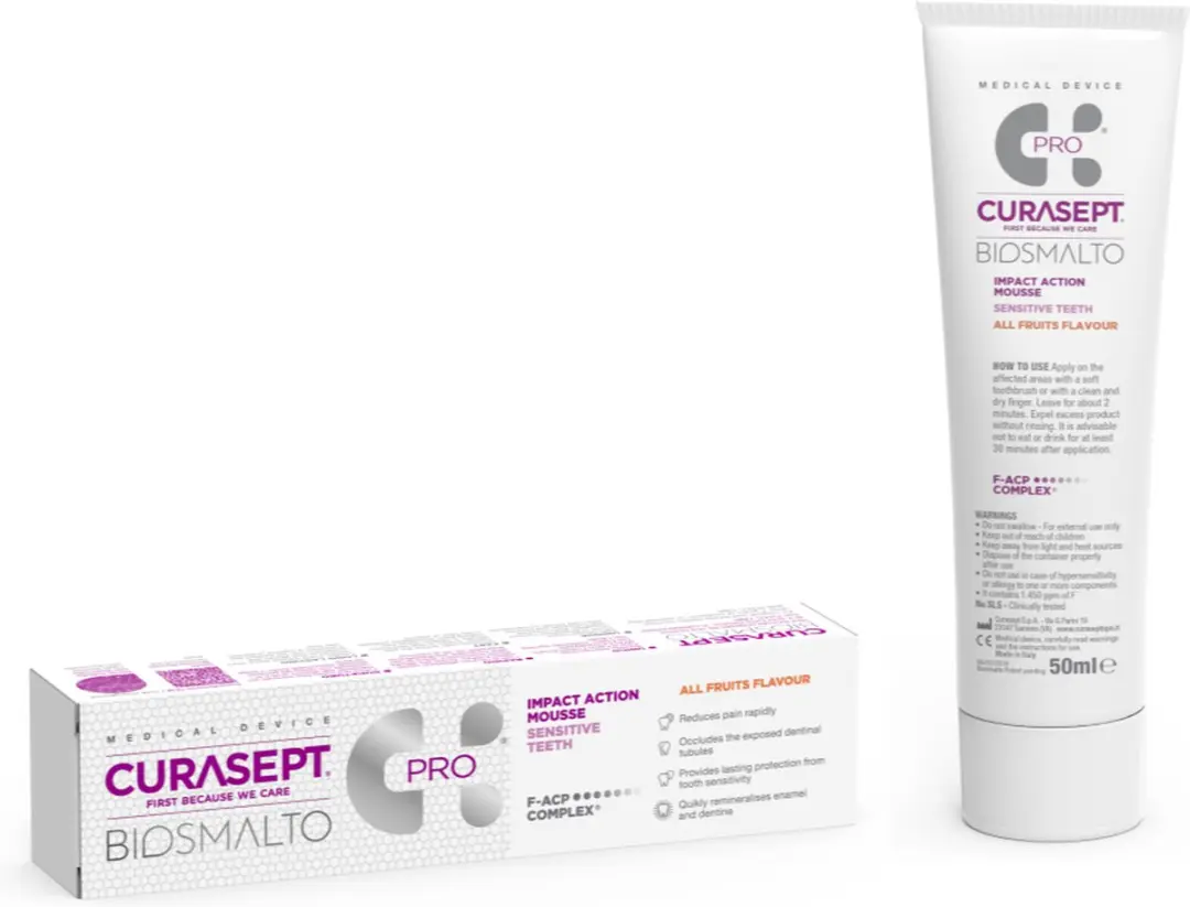 Curasept Biosmalto Mousse Sensitive 50ml