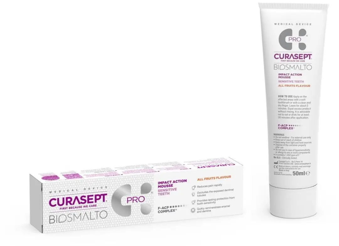 Curasept Biosmalto Mousse Sensitive 50ml