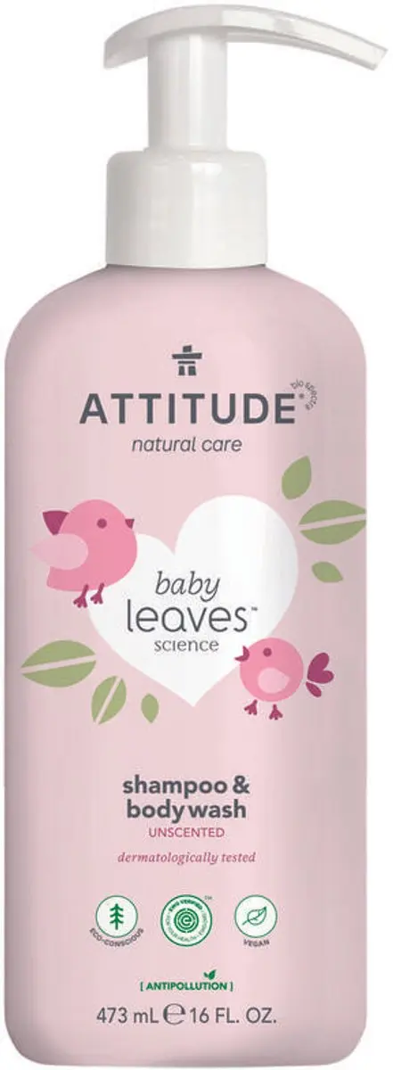 Attitude Baby Leaves Shampoo & Body Wash 473ml