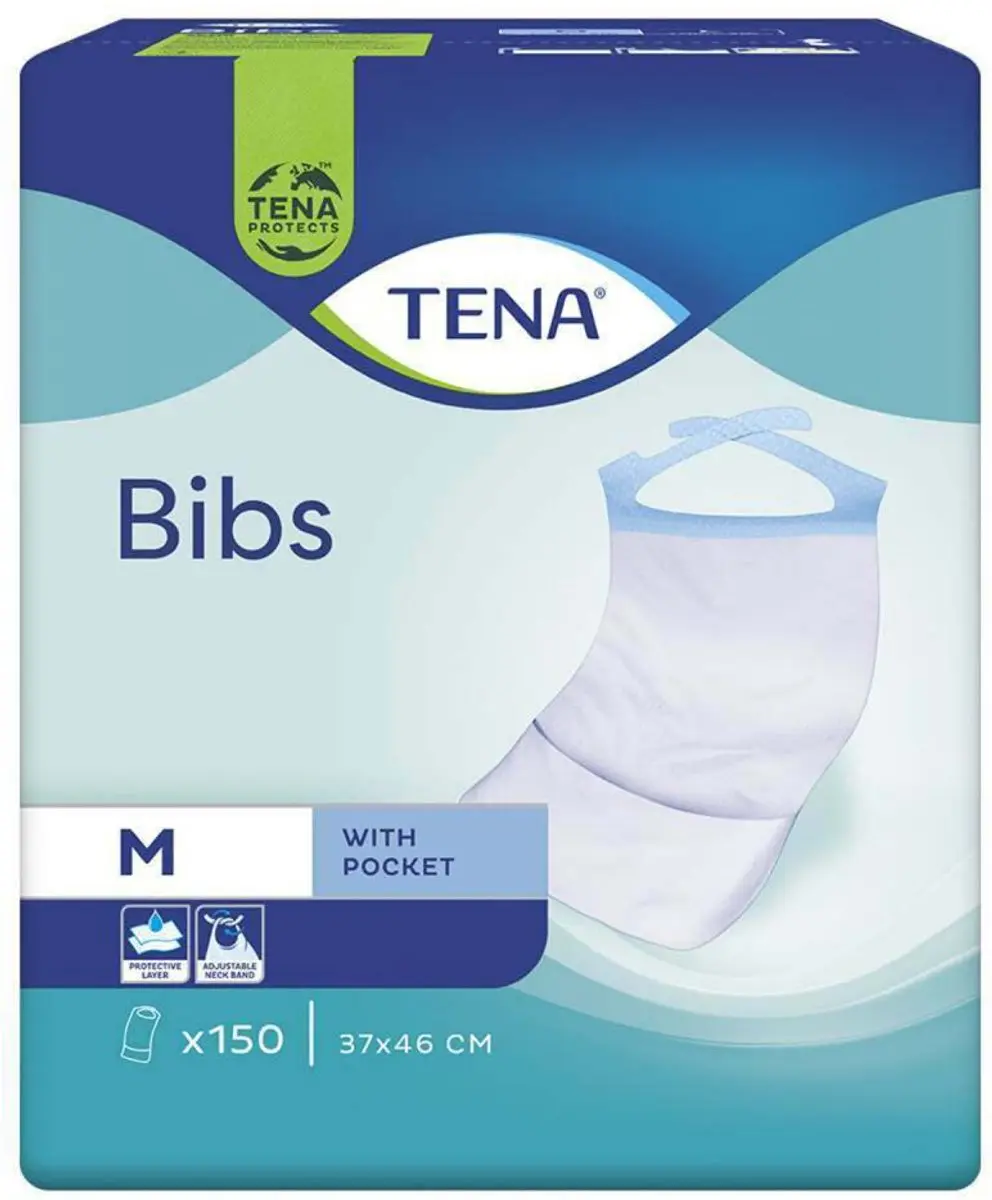 TENA Bibs Medium Wegwerpslabben