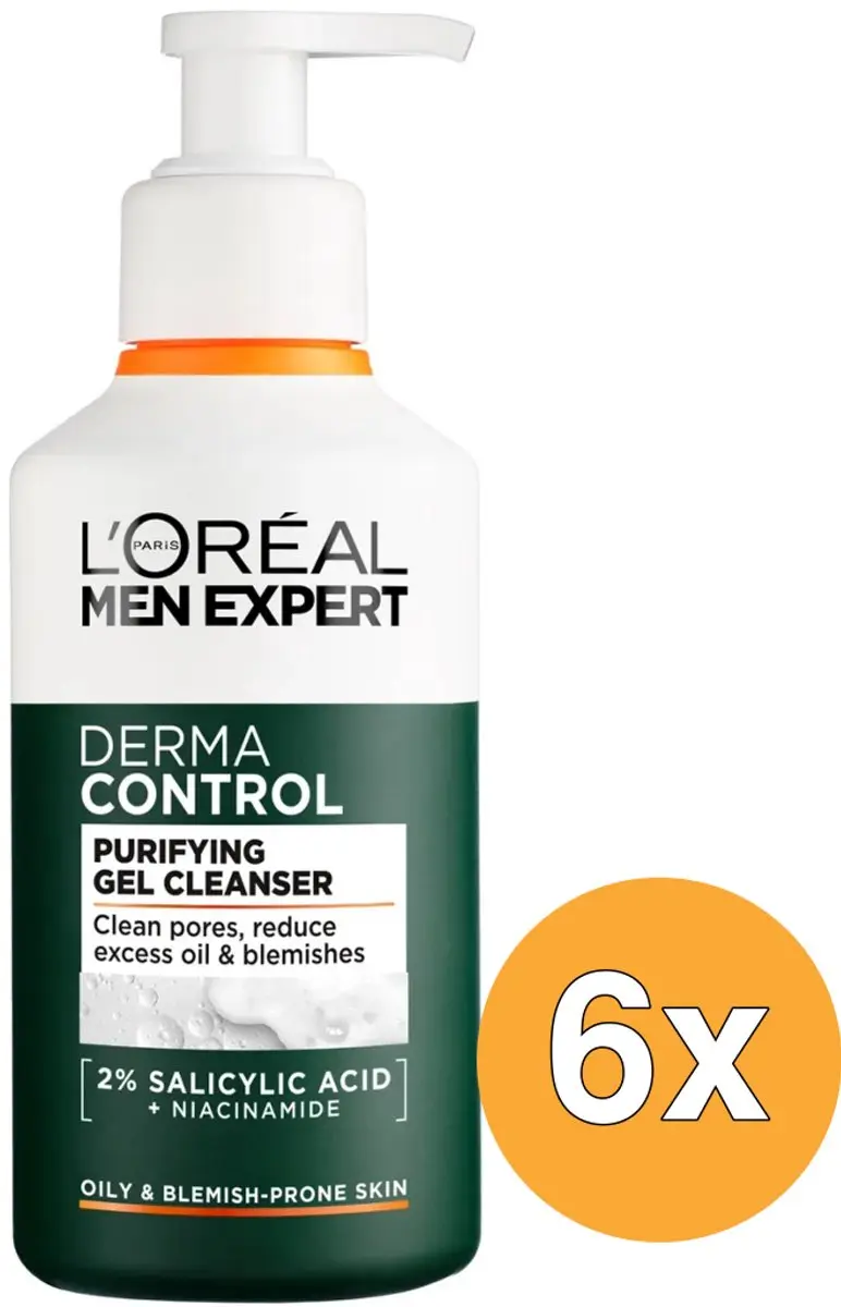 L'Oréal Paris Men Expert Derma Control Reinigingsgel 260ml