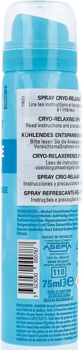Akileine Cryo Relaxing Spray 75ml
