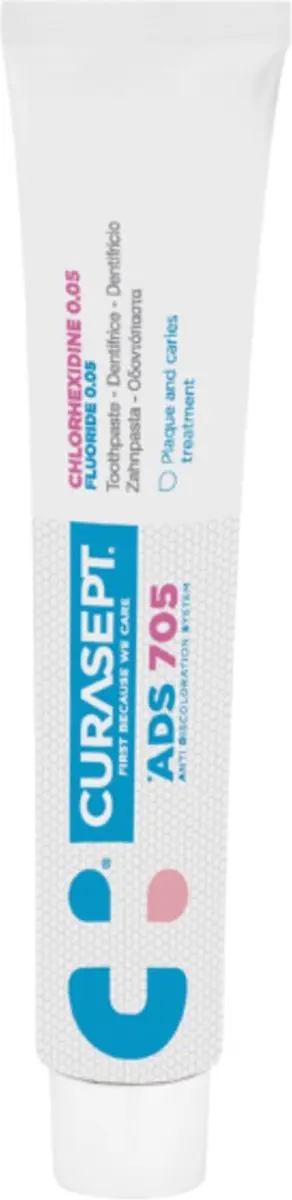 Curasept ADS 705 Gel-Tandpasta CHX 0,05% 75ml - afbeelding 6 van 6