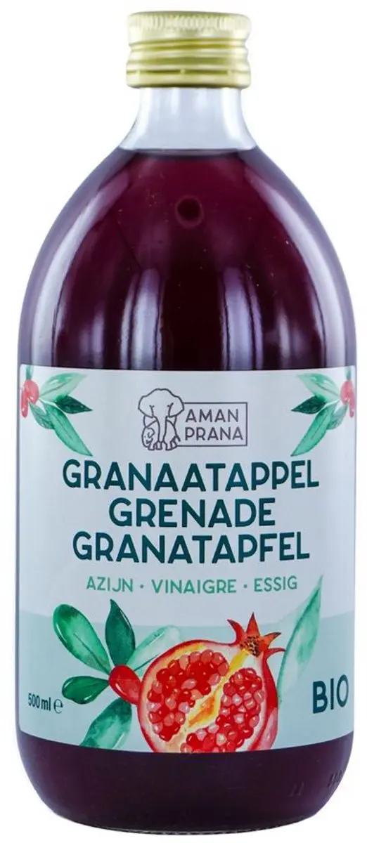 Aman Prana Granaatappel Azijn 500ml