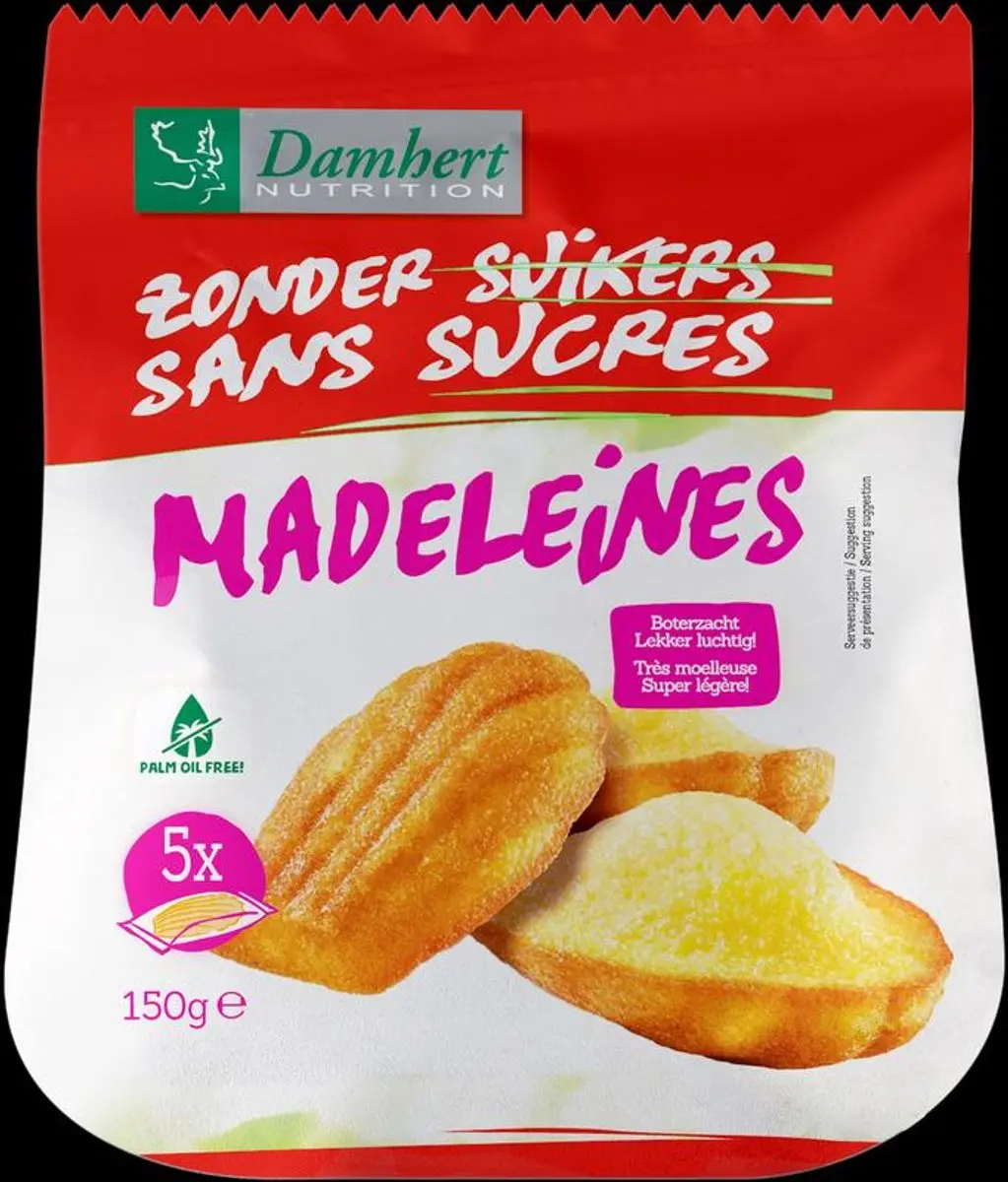 Damhert Glutenvrije Madeleines 150g