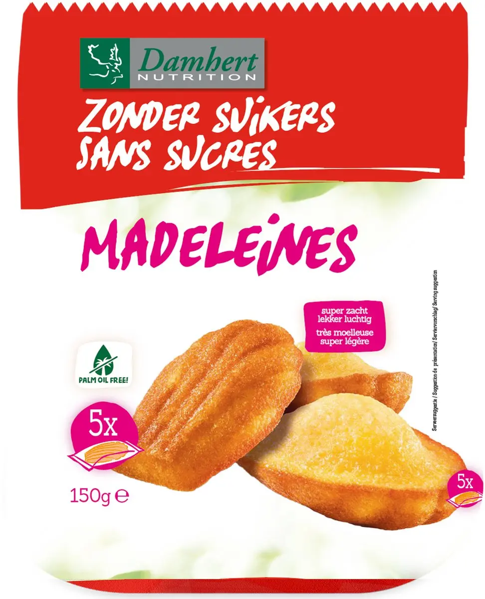 Damhert Glutenvrije Madeleines 150g