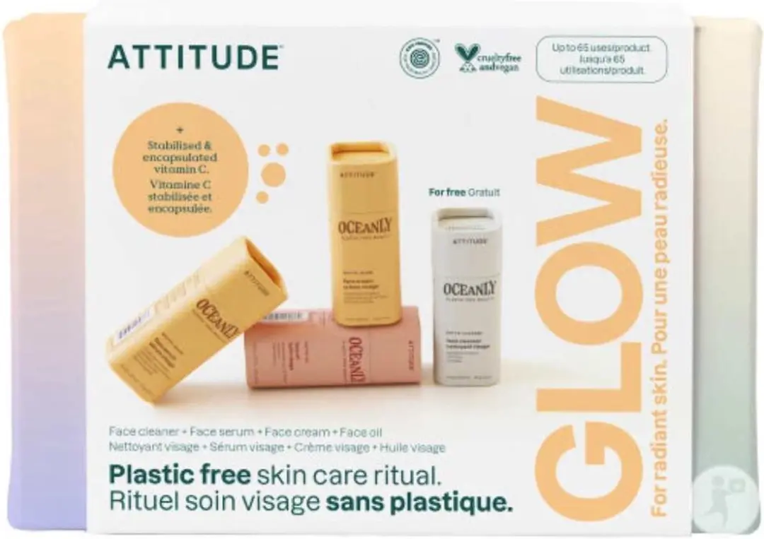Attitude Oceanly Radiance Skin Routine 34ml - 4 Stuks