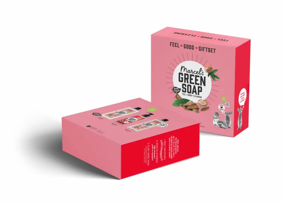 Marcel's Green Soap Geschenkset Argan & Oudh Handzeep - 4x1000ml