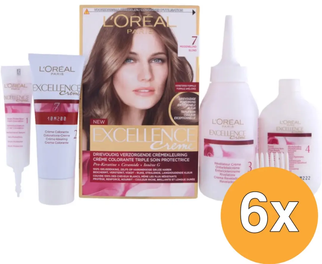 L'Oréal Paris Excellence Crème 7 Middenblond