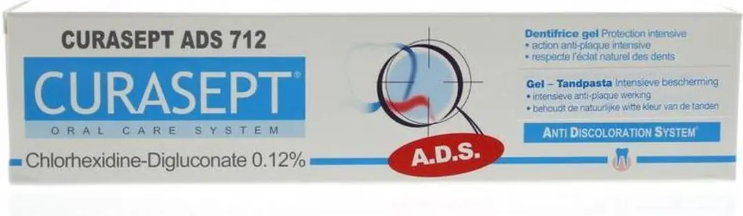 Curasept Gel-Tandpasta 0,12% Chloorhexidine 75ml