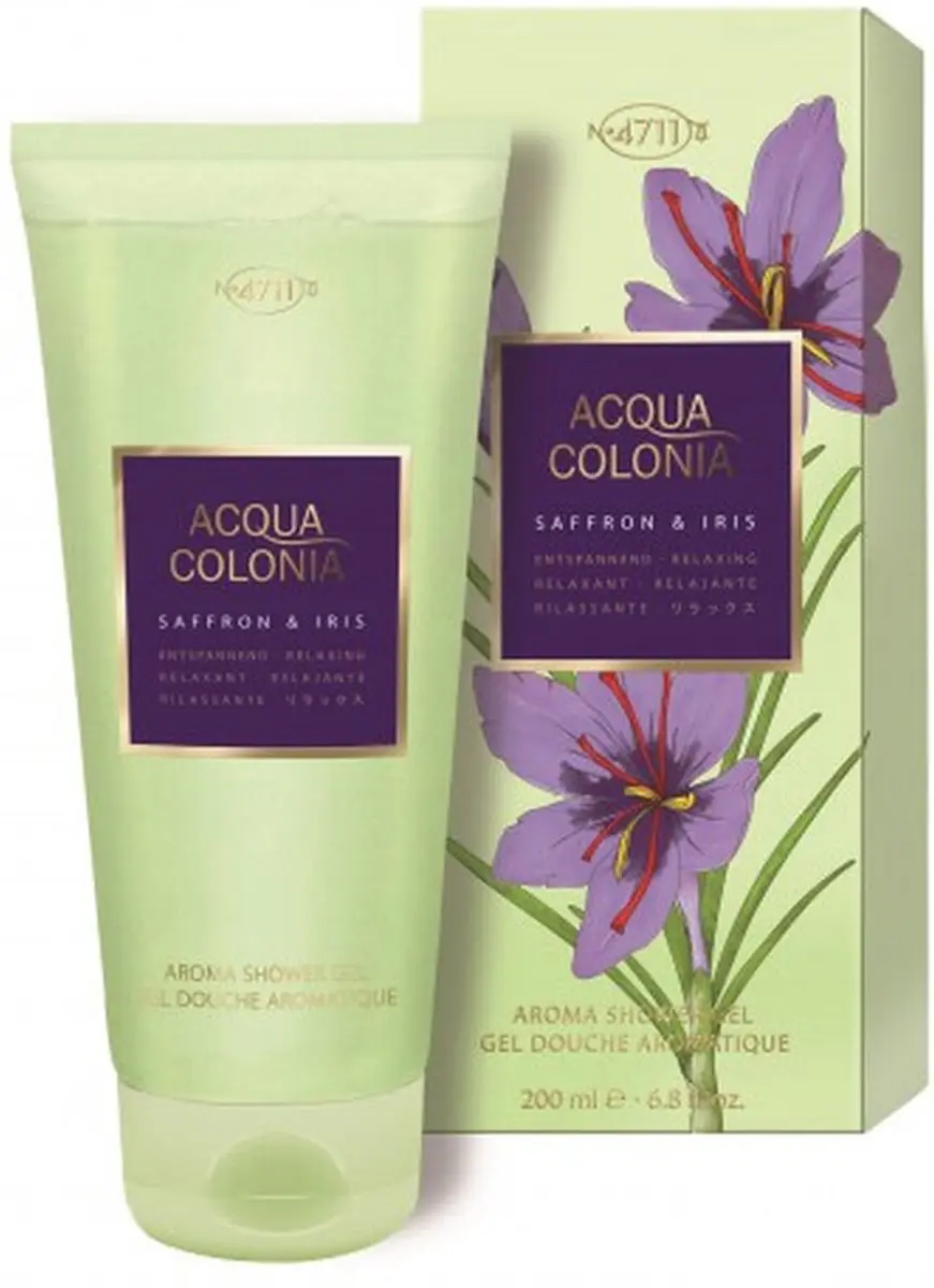 4711 Acqua Colonia Saffron & Iris Douchgel 200ml